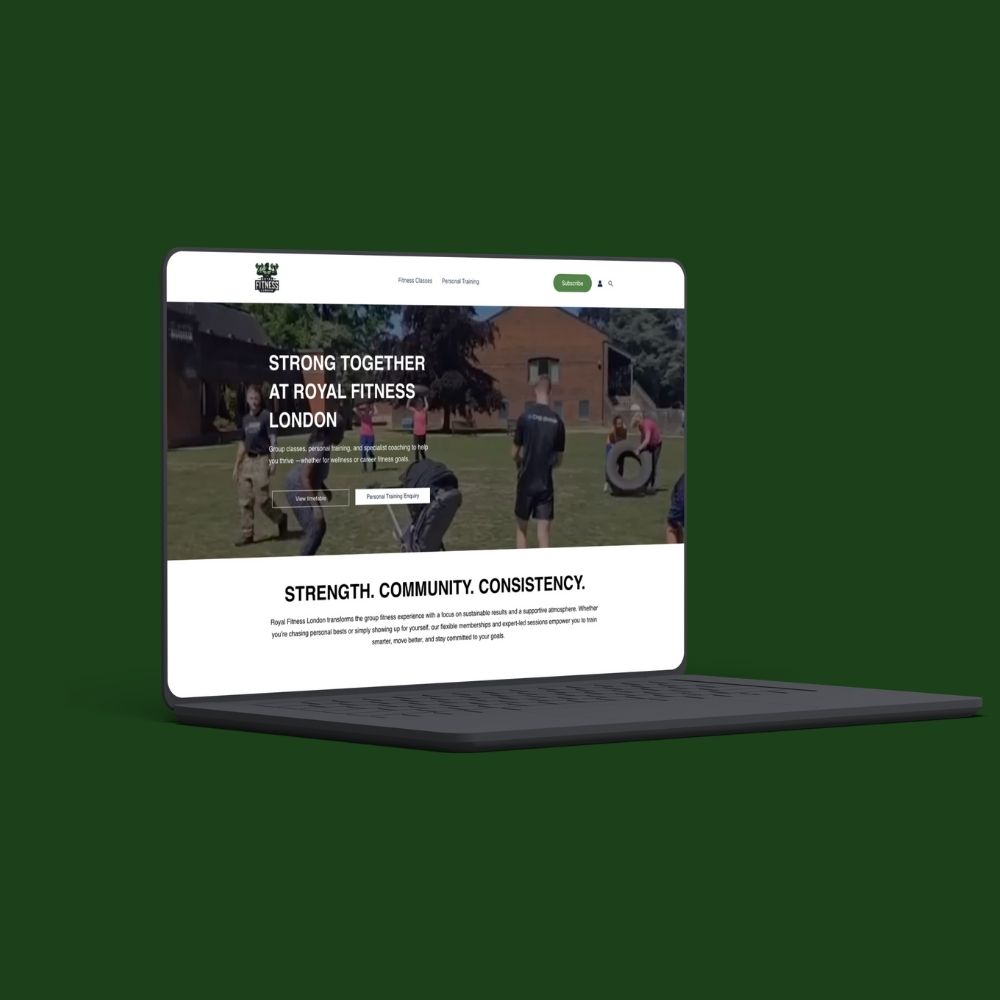 Royal fitness London Homepage